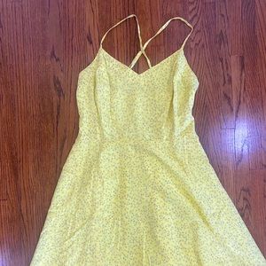 Yellow Babydoll Dress